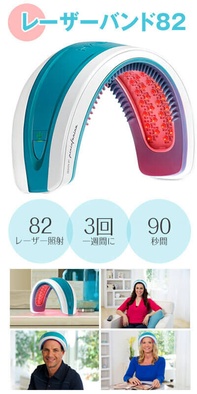 育毛成功率93%ヘアーマックスのレーザーバンド82